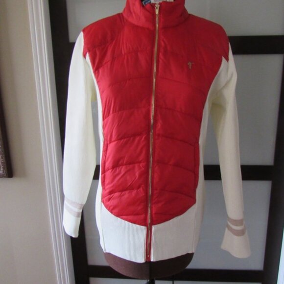 Women's Golf/Ski Jacket. Red & White. Size M. NWT - Picture 1 of 12